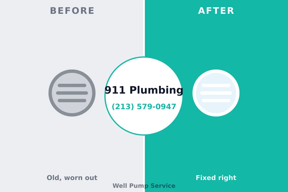 Before and after: plumbing repair Bridgewater Center, NJ